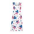 thumbnail image 5 of Edvintorg 4Th Of July Sundresses for Women Fashion Holiday Summer Casual Printing Sleeveless Party Beach Loose Dress Women's Clothing, 5 of 5