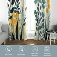 thumbnail image 6 of Leaf Curtains For Bedroom, Abstract Leaves Drapes, Boho Botanical Blackout Curtains For Living Room Home Decor, Patterned Grommet Drapes 52"W x 96"L, 6 of 6