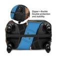 thumbnail image 4 of Roman Reigns Luggage Cover Protector, Washable Elastic Suitcase Cover with Zipper and Buckle, Fits 18-32 Inch Luggage, Anti-Scratch & Dustproof, 4 of 9