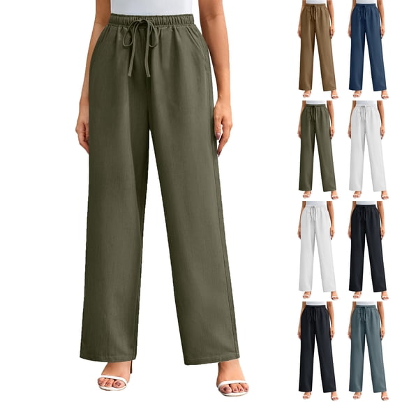 Lenago Work Pants for Women Womens Pants With Pockets Loose Casual Pants Dressy Lightweight Ladies Cargo Pants For Hiking