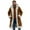 Brown Jacket for Men, variant on Mrmaere Men's Hooded Long Faux-Trimmed Coat Pocket Warm Stylish Outerwear for Winter Casual & Daily Wear Army Green L
