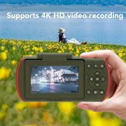 Yajisi WIFI Digital Camera 64MP 4K Video 18X Zoom 3 Inch Flip Screen Anti Shake Retro Autofocus Travel Vlog Camera for Selfie Content Creator Home Use, Green