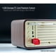 thumbnail image 5 of Bentmax Radio FM con Altavoz Bluetooth Retro Radio Vintage con Memoria SD/USB Función de Reproductor de Música, Transmisión Inalámbrica desde Smartphone, Hasta 10 Horas de Reproducción (Nogal), 5 of 5