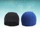 thumbnail image 5 of 2 gorros de natación elásticos de poliéster, cómodos y de ajuste cómodo, para hombres y mujeres adultos con cabello largo (negro/azul zafiro)., 5 of 6