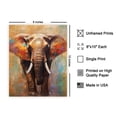 thumbnail image 4 of Poster Master Elephant Poster - Portrait Print - Trendy Art - Watercolor Art - Modern Art - Gift for Men, Women & Animal Lover - Great Decor for Living Room or Kid's Room - 8x10 UNFRAMED, 4 of 4