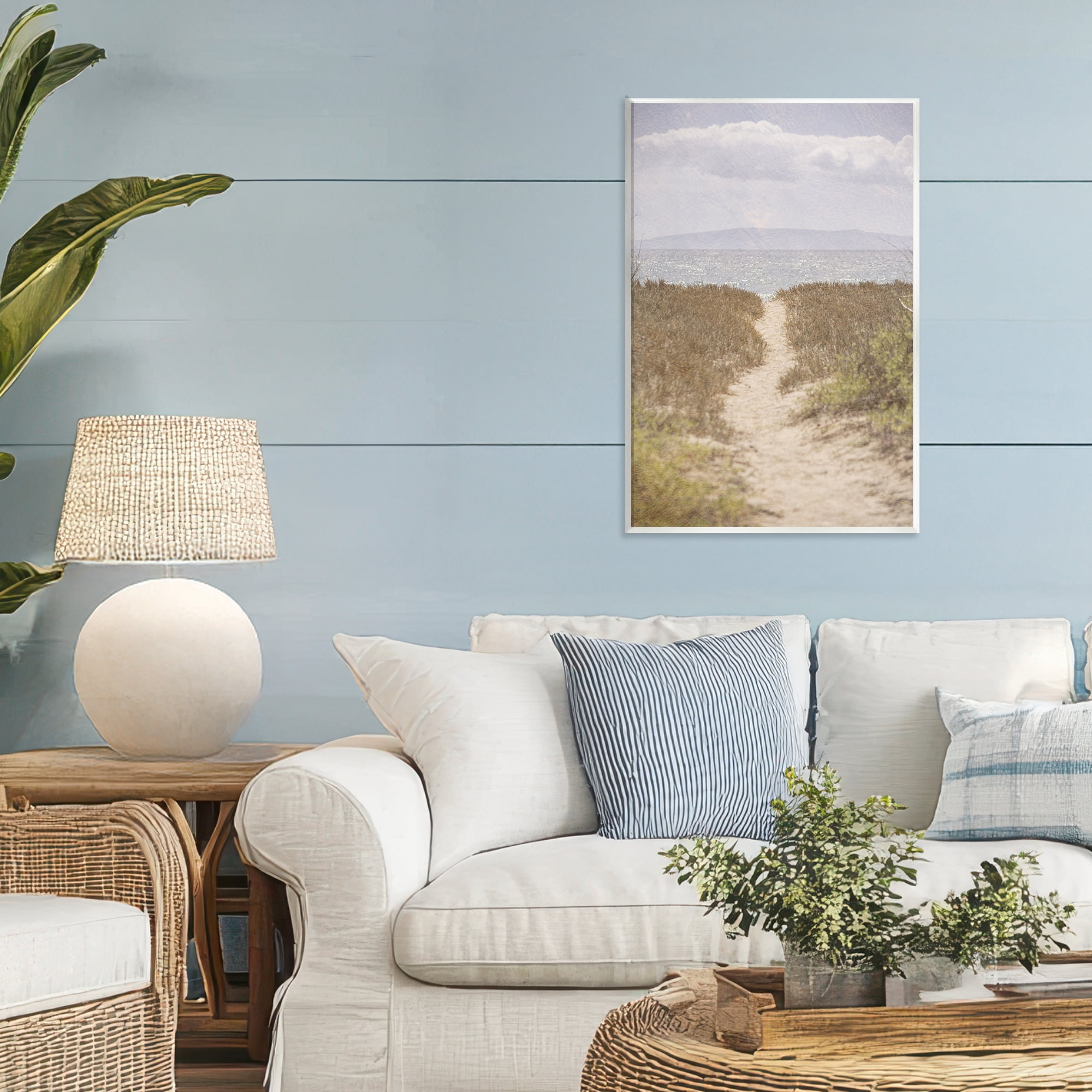Stupell Industries Path to Misty Ocean Wall Plaque Art, design by Aaron Matheson