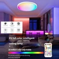 thumbnail image 2 of RGBCW Lámpara de techo Atenuación a todo color Inteligente RF Control remoto Dormitorio Lámpara de Eccomum Absorbe la luz del domo, 2 of 7