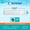 thumbnail image 4 of Hurricane 4 Pack HF7495-04 Advanced Pool and Spa Filter Cartridge Replacement, 4 of 7