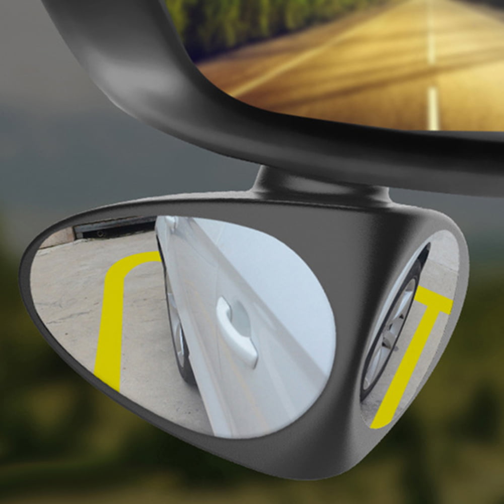 Black-Right Adjustable Wide Angle Mirrors Rearview Blind Spot Snap Way Mirror Car Auxiliary Blind Spot Mirror fit for Truck SUV 1 Piece YnGia Blind Spot Mirror for Cars 