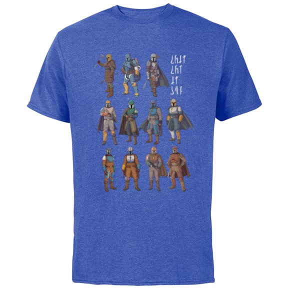 Star Wars The Mandalorian Bounty Hunters This is the Way - Short Sleeve Cotton T-Shirt for Adults - Customized-Royal Heather