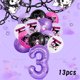 thumbnail image 3 of Juego de globos morados con números de Kuromi de Sanrio para fiestas infantiles, baby shower, aniversario, festivales, decoración de escenas fotográficas, 3 of 5