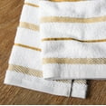 thumbnail image 3 of KitchenAid Albany Kitchen Towel 4-Pack Set, Orange Sorbet Yellow/White, 16"x26", 3 of 4