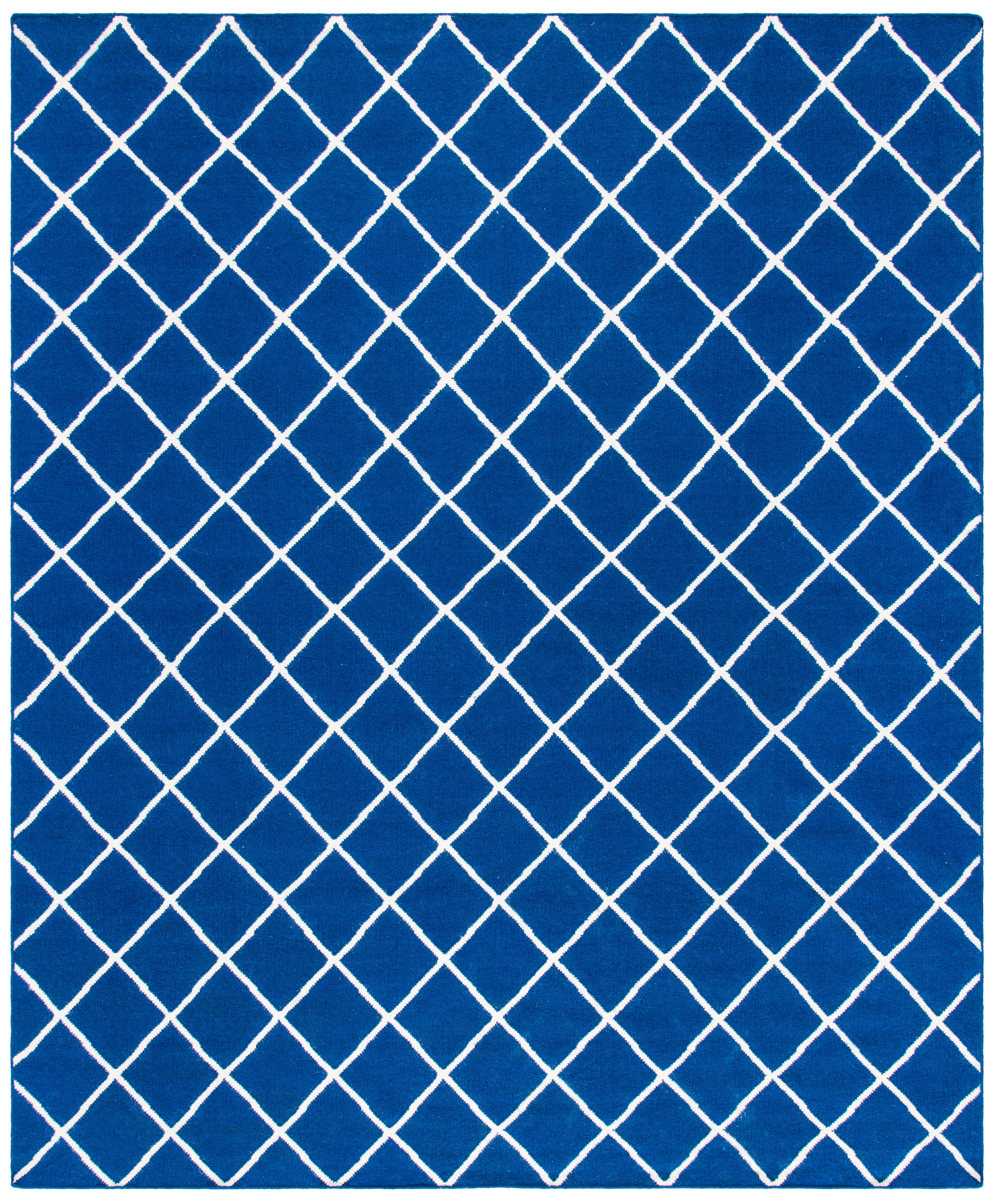 Safavieh Dhurries Victor Geometric Area Rug, Dark Blue, 9' x 12'