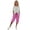 Pink, variant on Girls' Capri Pants Wide Leg Casual Capris Sweatpants Loose Summer Kid Elastic Waist Cropped Trousers Solid 3/4 Length Jogger