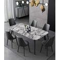 thumbnail image 6 of Yancorp 24"x197" White and Black Contact Paper Easily Removable Countertops Black and White Marble Wallpaper Self-Adhesive Peel and Stick Backsplash Vinyl Kitchen (White Black, 24"x197"), 6 of 6