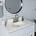 thumbnail image 4 of Design House Cultured Marble 37" x 22" Single Bowl Vanity Top with Backsplash and Centerset Mount, Ivory Swirl, 4 of 23