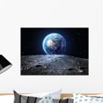 thumbnail image 1 of Blue Earth Seen from Wall Decal by Wallmonkeys Peel and Stick Graphic (24 in W x 17 in H) WM304145, 1 of 4