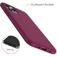 thumbnail image 2 of Liquid Silicone Case Compatible with iPhone 11 Pro Max 6.5 inch(2019), Gel Rubber Full Body Protection Shockproof Cover Case Drop Protection Case, 2 of 5