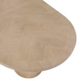 thumbnail image 6 of Meridian Furniture Belinda Natural White Oak Wood Dining Table, 6 of 14