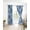 Blue, variant on Pink Blue Spring Floral Blackout Curtains 45 Inches Long for Bedroom, Watercolor Elegant Botanical Thermal Insulated Room Darkening Black Out Window Curtain Panels Grommet Drapes for Living Room