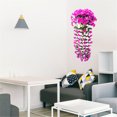 thumbnail image 3 of facefd Artificial Flower Garland Wall Hanging Simulation Floral Vine Home Office artificial Flower Rattan, Purple, 3 of 4