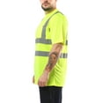 thumbnail image 4 of Kolossus AirFlex ANSI Class 2 High Visibility Short Sleeve Safety Shirt Yellow, 4 of 9
