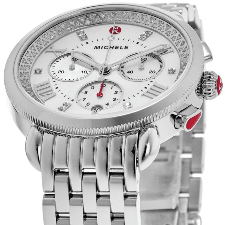 Michele Sport Sail Diamond Chronograph Swiss Women’s Watch 28527a17-a6cf-46e1-9073-  main image 3