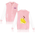 thumbnail image 3 of Chaqueta de béisbol de princesa Blancanieves para hombres y mujeres, chaquetas de estilo hip hop y Harajuku, ropa de calle para niños y niñas, abrigos universitarios holgados, 3 of 5