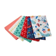 The Pioneer Woman 21" x 18" Mazie Fat Quarter Cotton Precut Bundle Multi-color, 6 Pieces