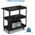 thumbnail image 6 of TUFFIOM 3-Shelf Rolling Tool Cart, 330 lbs Capacity, 28.7" x 14.2" x 29.1", 6 of 8