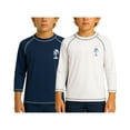 thumbnail image 4 of iXtreme Boys Rash Guard - 2 Pack Quick Dry UPF 50+ Sun Protection Long Sleeve Swim Shirt (8-18), 4 of 7