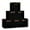 Black, variant on Storage Bins, Cube Storage Bin with Leather Handles for Shelves, Collapsible Storage Bins for Bedroom, Storage Bins 11x11, Decorative Storage Bins for Closet Storage(Black,6 Pack)