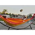 thumbnail image 2 of SKYBED Universal Hammock Stand for 1 or 2 Hammocks 7’-14’ , Unique Multi-Mount Option for Dual-Hammock Chat Mode, Holds 600 lbs, Terra Brown, 2 of 8