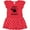 Red with Polka Dots, variant on Inktastic Valentine's Day Nana's Lovebug Girls Toddler Dress