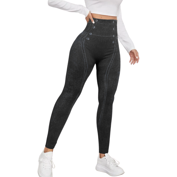 Leggings de Mujer Estilo Mezclilla Unitalla Comodidad y Estilo en Leggins