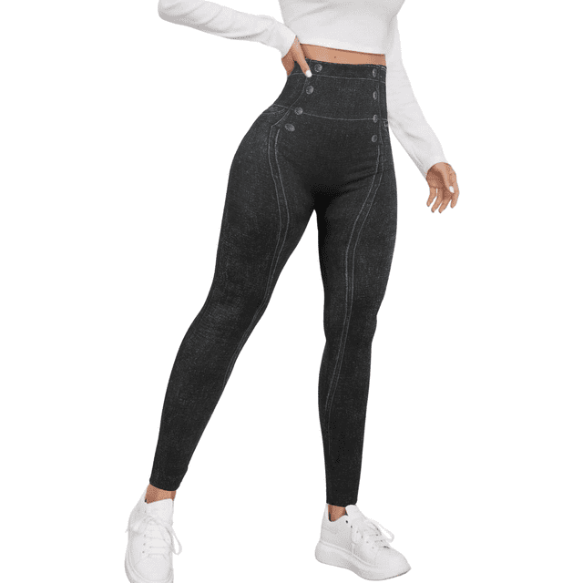 Leggings de Mujer Estilo Mezclilla Unitalla Comodidad y Estilo en Leggins