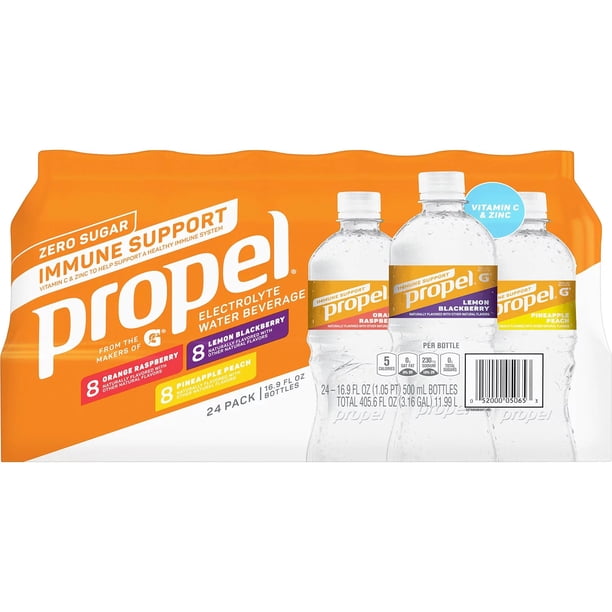 Propel Immune Support Zero Sugar Variety Pack (16.9 fl. oz., 24 pk