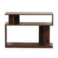 thumbnail image 2 of Porter Designs Portola Solid Wood TV Stand for TVs up to 33.5" in Brown, 2 of 6