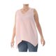 thumbnail image 1 of INC Blusa sin mangas con dobladillo de pañuelo para mujer, rosa, grande I-N-C Top sin mangas, 1 of 2