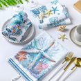 thumbnail image 2 of Paquete de 6 paños de cocina Boyiee, 60 x 40 cm, Ocean Designs, 2 of 7
