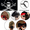 thumbnail image 2 of 3 Piezas Parches para los Ojos Parches para los Ojos Estrabismo Máscara para los Ojos Cosplay Parches para los Ojos Ajustables Máscara de Parche para los Ojos Pirata Ajustable para el Tratamiento de la Ambliopía Humana (Negro) JM, 2 of 5