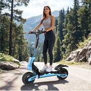 Electric Scooter Adults,5600W Dual Motor Commuter Scooter Up to 46MPH & 43 Miles Range,Dual Brake System and Shock Absorption,11 Vacuum Off-Road Tire Sports Folding E-Scooter