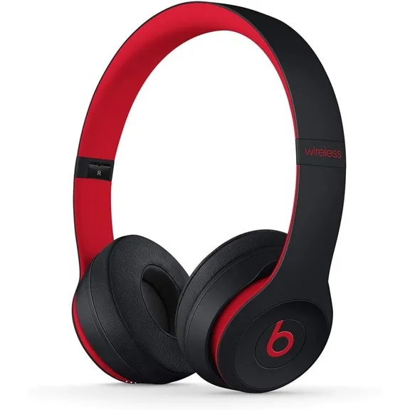 Restored Beats Solo 3 Wireless On-Ear - Headphones Only - Defiant Black MRQC2AM/A