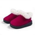 thumbnail image 2 of Quealent Winter Boots for Toddler Boys and Toddler Girls Wine for Size 8.5, 2 of 5