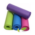 thumbnail image 2 of RUNROTOO Extra Thick Non Slip Yoga Mat High Density Tear Exercise Mat With Carrying Strap For Home Use Blue, 2 of 7
