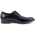 thumbnail image 3 of Zapatos Oxford Clásicos Modernos para Hombre Bruno Marc Negro 12W, 3 of 5