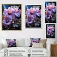 thumbnail image 4 of Designart "Modern Blooming Of Purple Hibiscus" Hibiscus Canvas Wall Art, 4 of 7
