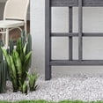 thumbnail image 4 of Vita Urbana 60 in L x 84 in H Modern Vinyl Trellis, Slate Gray, VT17631, 4 of 9
