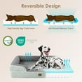 thumbnail image 4 of Orthopedic Dog Bed for Small Dogs, Waterproof Memory Foam Small Dog Beds with Sides, Non-Slip Bottom and Egg-Crate Foam Medium Dog Couch Bed with Washable Removable Cover,Greyish Green, 4 of 17