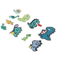 thumbnail image 4 of 10 parches para coser con forma de dinosaurio, bonitos apliques bordados fáciles de usar para ropa., 4 of 14